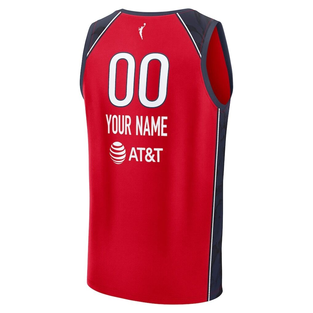 Washington Mystics Fashion7 Unisex  Explorer Edition Fast Break Replica Custom Jersey
