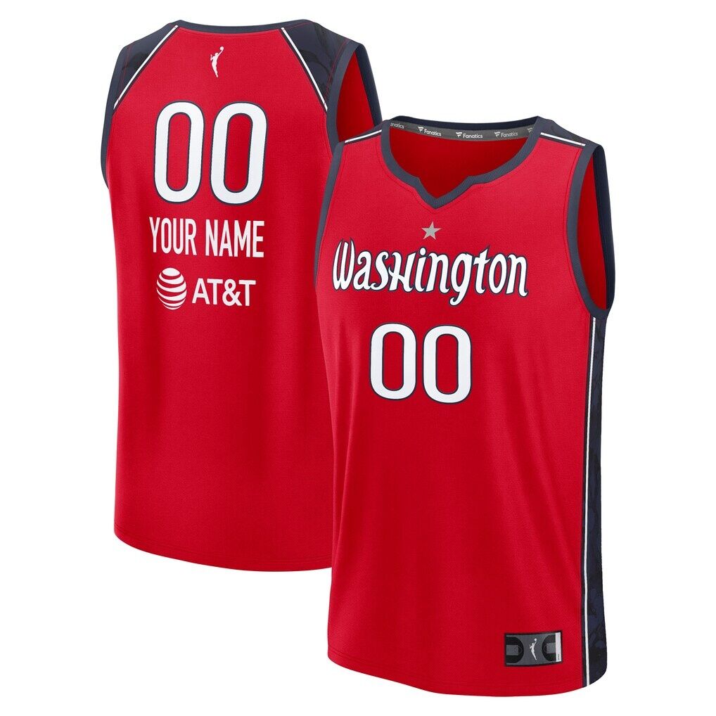 Washington Mystics Fashion7 Unisex  Explorer Edition Fast Break Replica Custom Jersey