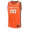 Connecticut Sun Fashion7 Youth Explorer Edition Fast Break Replica Custom Jersey - Orange - Side View