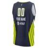Dallas Wings Fashion7 Youth Explorer Edition Fast Break Replica Custom Jersey - Navy - Detail View