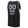Las Vegas Aces Fashion7 Youth Explorer Edition Fast Break Replica Custom Jersey - Black - Detail View