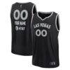 Las Vegas Aces Fashion7 Youth Explorer Edition Fast Break Replica Custom Jersey - Black - Front View