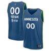 Minnesota Lynx Fashion7 Youth Explorer Edition Fast Break Replica Custom Jersey - Navy - Front View