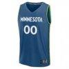 Minnesota Lynx Fashion7 Youth Explorer Edition Fast Break Replica Custom Jersey - Navy - Side View