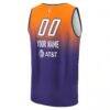 Phoenix Mercury Fashion7 Youth Explorer Edition Fast Break Replica Custom Jersey - Purple - Detail View