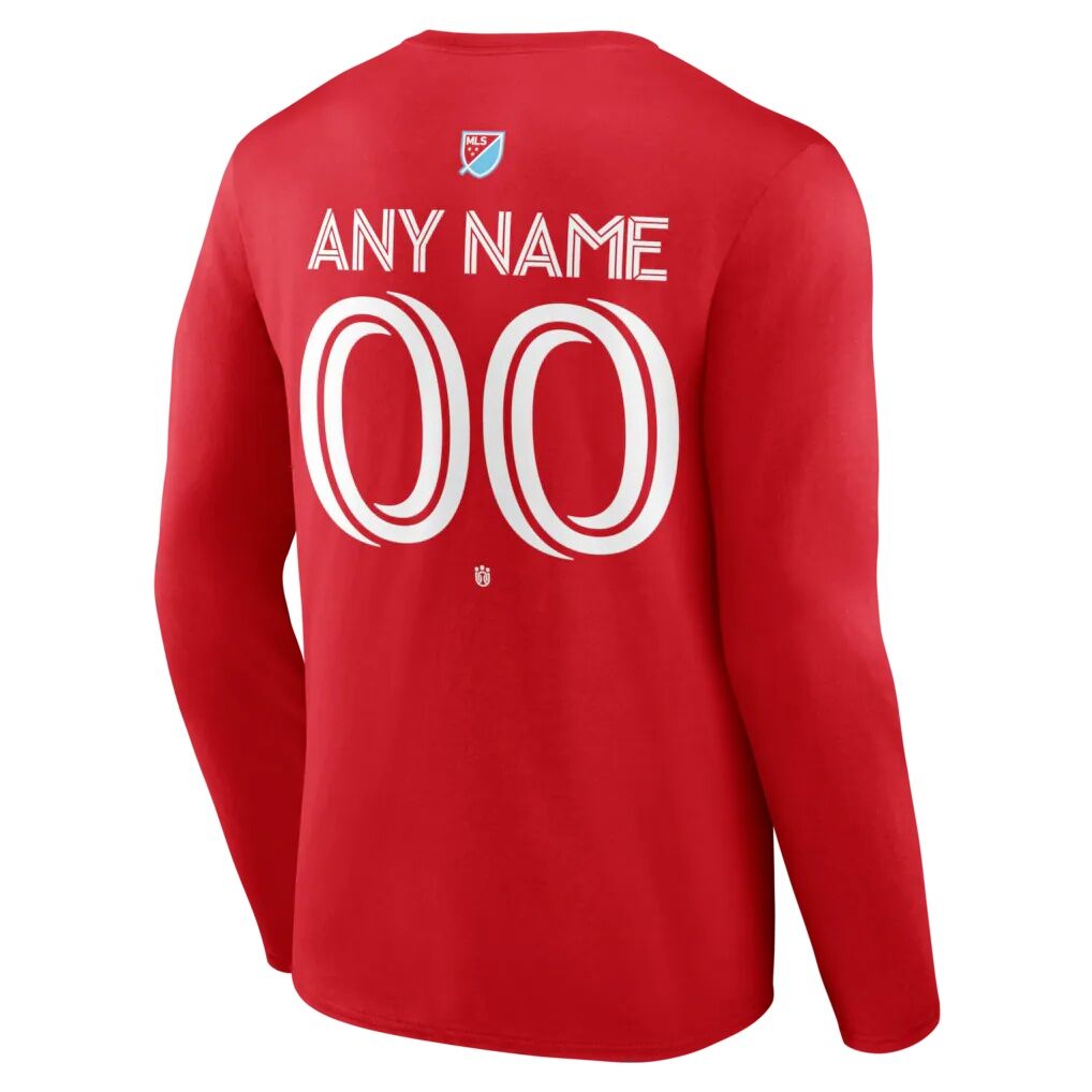 Chicago Fire Authentic Stack Personalized Any Name & Number Long Sleeve T-Shirt