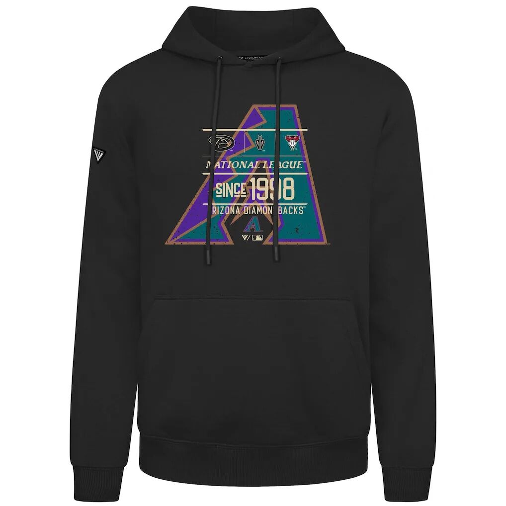 Arizona Diamondbacks Levelwear Distressed Podium Acumen Pullover Hoodie