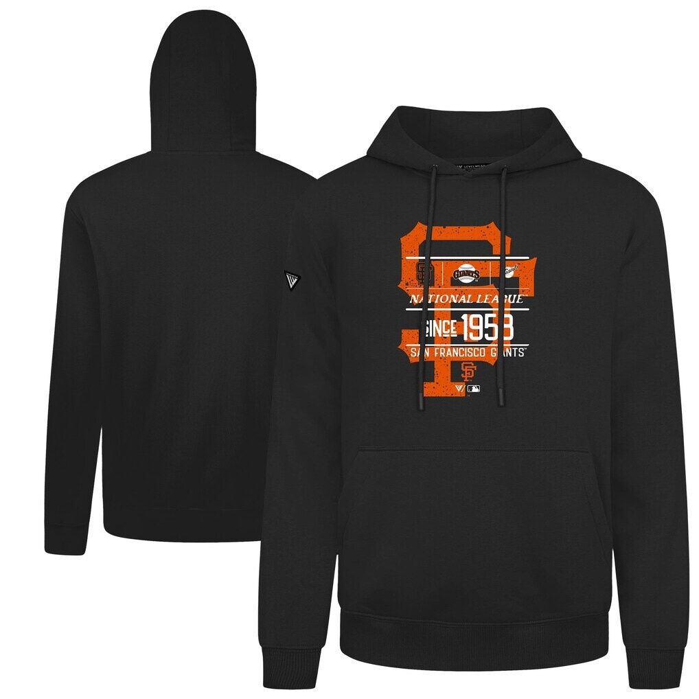 San Francisco Giants Levelwear Distressed Podium Acumen Pullover Hoodie