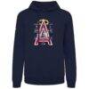 Los Angeles Angels Levelwear Distressed Podium Acumen Pullover Hoodie - Navy - Side View
