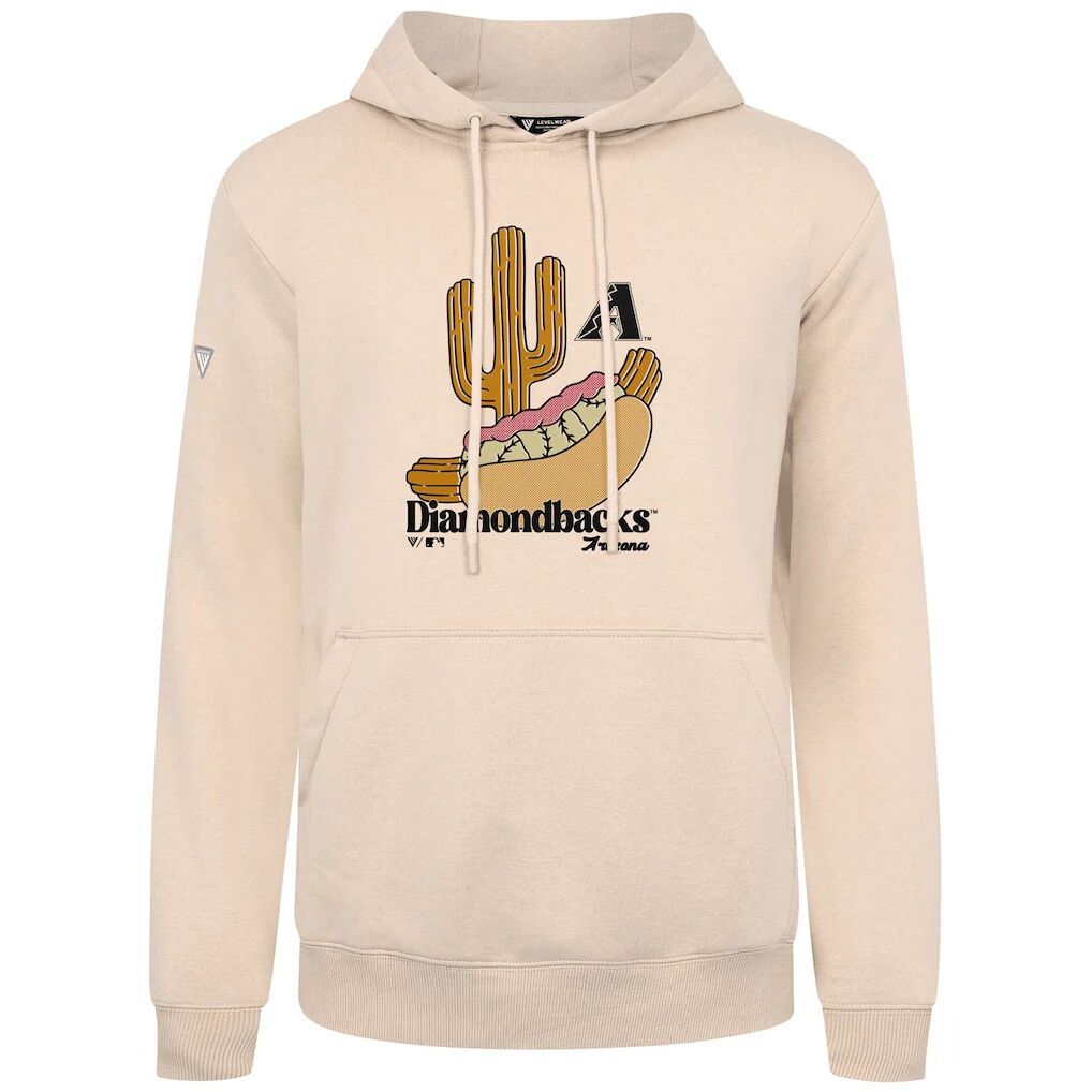 Arizona Diamondbacks Levelwear Podium Ballpark Food Pullover Hoodie - Khaki