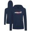 USWNT Levelwear Women's Relay Pullover Hoodie - Navy - Front View