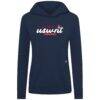 USWNT Levelwear Women's Relay Pullover Hoodie - Navy - Side View