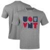USWNT Levelwear Richmond Full On T-Shirt - Gray - Front View