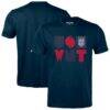 USWNT Levelwear Richmond Full On T-Shirt - Navy - Front View