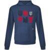 USWNT Levelwear Relay Full On Pullover Hoodie - Navy - Side View