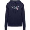 USWNT Levelwear Women's Adorn Express Pullover Hoodie - Navy - Side View