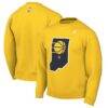Indiana Pacers Jordan Brand Statement Edition Sweatshirt - Gold - Front View