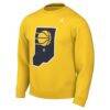 Indiana Pacers Jordan Brand Statement Edition Sweatshirt - Gold - Side View