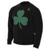 Boston Celtics Jordan Brand Statement Edition Sweatshirt - Black - Side View