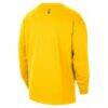 Charlotte Hornets Jordan Brand 2025/26 City Edition Remix Essential Logo Long Sleeve T-Shirt - Yellow - Detail View