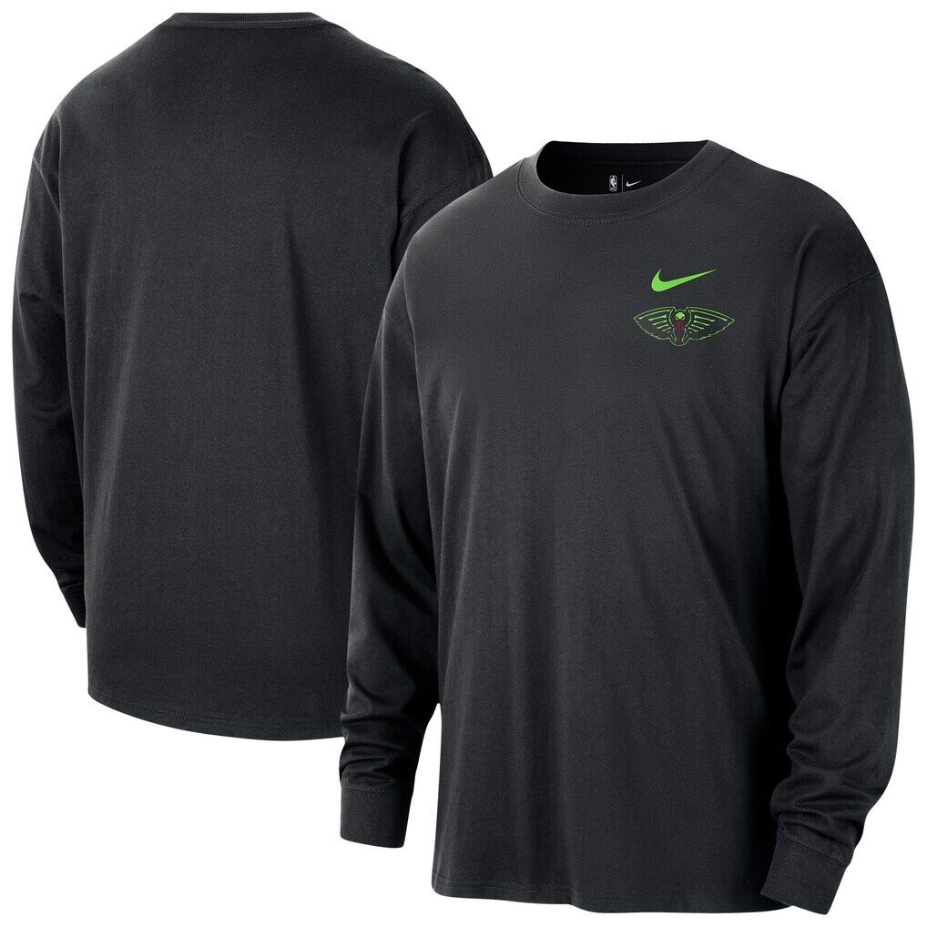 New Orleans Pelicans Nike 2025/26 City Edition Remix Essential Logo Long Sleeve T-Shirt