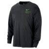 New Orleans Pelicans Nike 2025/26 City Edition Remix Essential Logo Long Sleeve T-Shirt - Black - Side View