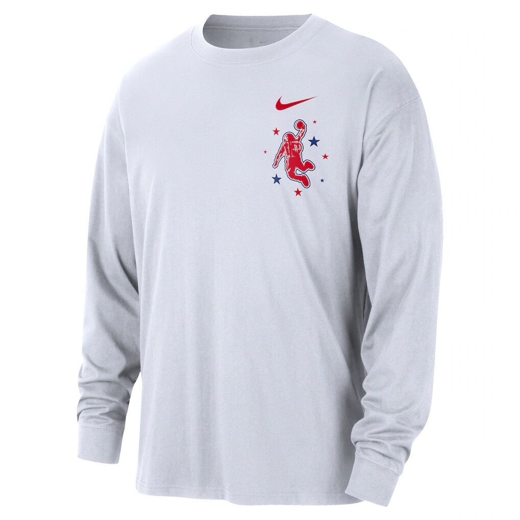 Houston Rockets Nike 2025/26 City Edition Remix Essential Logo Long Sleeve T-Shirt