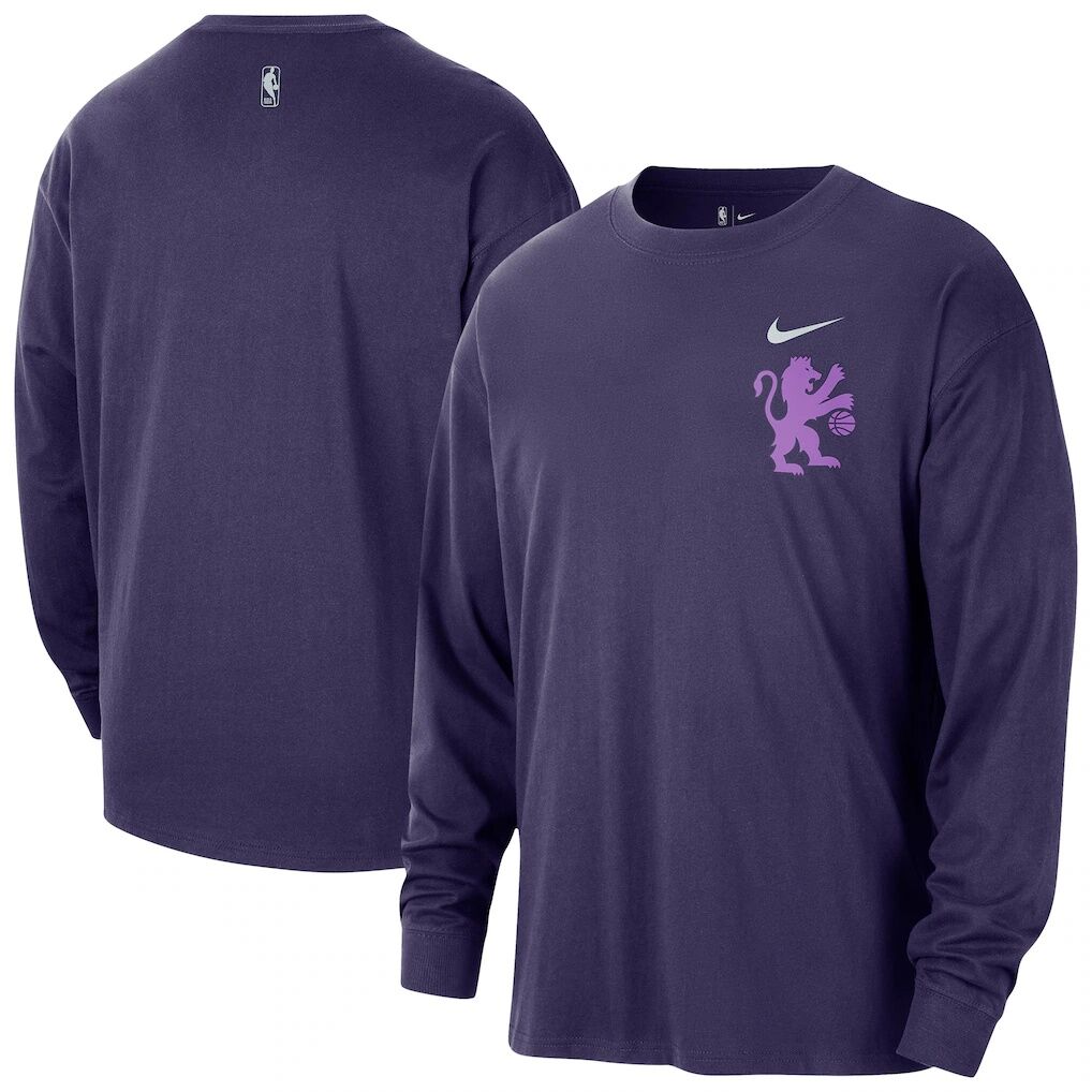 Sacramento Kings Nike 2025/26 City Edition Remix Essential Logo Long Sleeve T-Shirt