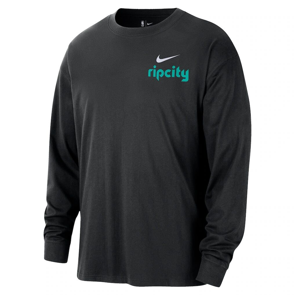 Portland Trail Blazers Nike 2025/26 City Edition Remix Essential Logo Long Sleeve T-Shirt