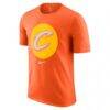 Cleveland Cavaliers Nike 2025/26 City Edition Remix Essential Logo T-Shirt - Orange - Side View