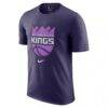 Sacramento Kings Nike 2025/26 City Edition Remix Essential Logo T-Shirt - Purple - Side View