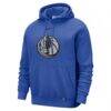 Dallas Mavericks Nike 2025/26 City Edition Essential Logo Remix Hoodie - Blue - Side View