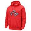 Toronto Raptors Nike 2025/26 City Edition Essential Logo Remix Hoodie - Red - Side View