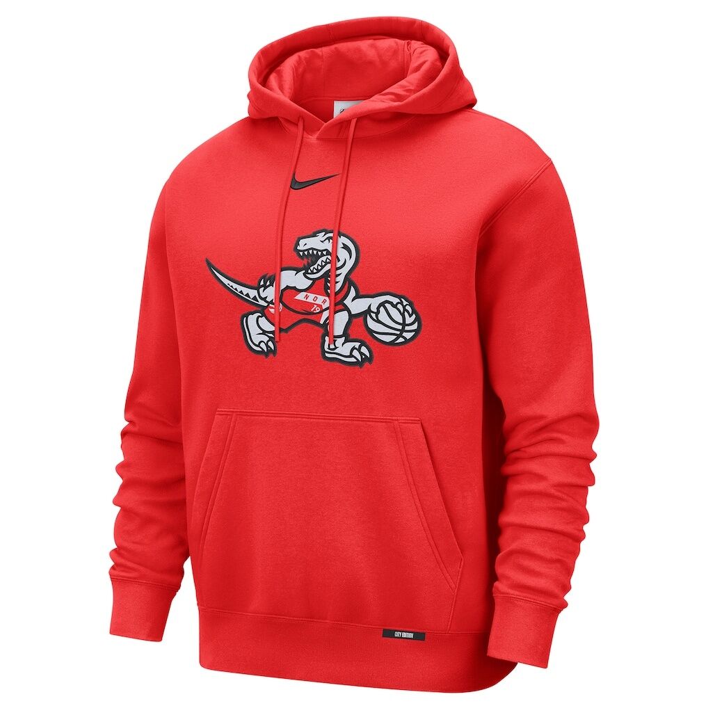 Toronto Raptors Nike 2025/26 City Edition Essential Logo Remix Hoodie