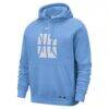 Utah Jazz Nike 2025/26 City Edition Essential Logo Remix Hoodie - Blue - Side View
