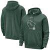 Milwaukee Bucks Nike 2025/26 City Edition Essential Logo Remix Hoodie - - Front View