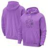 Sacramento Kings Nike 2025/26 City Edition Essential Logo Remix Hoodie - Purple - Front View