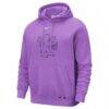 Sacramento Kings Nike 2025/26 City Edition Essential Logo Remix Hoodie - Purple - Side View