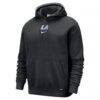 LA Clippers Nike 2025/26 City Edition Courtside Remix Premium Hoodie - Black - Back View