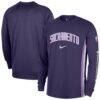 Sacramento Kings Nike 2025/26 City Edition Authentic Pregame Dri-FIT Long Sleeve Shooting T-Shirt - Purple - Front View