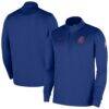 Houston Rockets Nike 2025/26 City Edition Remix Authentic Coaches Dri-FIT Half-Zip Top - Blue - Front View