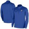 Indiana Pacers Nike 2025/26 City Edition Remix Authentic Coaches Dri-FIT Half-Zip Top - Blue - Front View