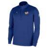 Charlotte Hornets Jordan Brand 2025/26 City Edition Remix Authentic Coaches Dri-FIT Half-Zip Top - Blue - Side View