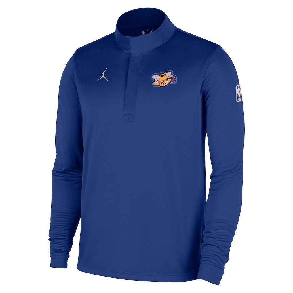 Charlotte Hornets Jordan Brand 2025/26 City Edition Remix Authentic Coaches Dri-FIT Half-Zip Top
