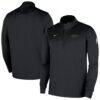 New Orleans Pelicans Nike 2025/26 City Edition Remix Authentic Coaches Dri-FIT Half-Zip Top - Black - Front View
