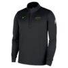 New Orleans Pelicans Nike 2025/26 City Edition Remix Authentic Coaches Dri-FIT Half-Zip Top - Black - Side View