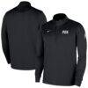 Portland Trail Blazers Nike 2025/26 City Edition Remix Authentic Coaches Dri-FIT Half-Zip Top - Black - Front View