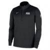 Portland Trail Blazers Nike 2025/26 City Edition Remix Authentic Coaches Dri-FIT Half-Zip Top - Black - Side View