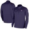 Sacramento Kings Nike 2025/26 City Edition Remix Authentic Coaches Dri-FIT Half-Zip Top - Purple - Front View