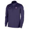 Sacramento Kings Nike 2025/26 City Edition Remix Authentic Coaches Dri-FIT Half-Zip Top - Purple - Side View